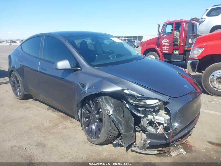 2023 Tesla Model Y Performance Dual Motor All-Wheel Drive VIN: 7SAYGDEFXPF782356 Lot: 44856554