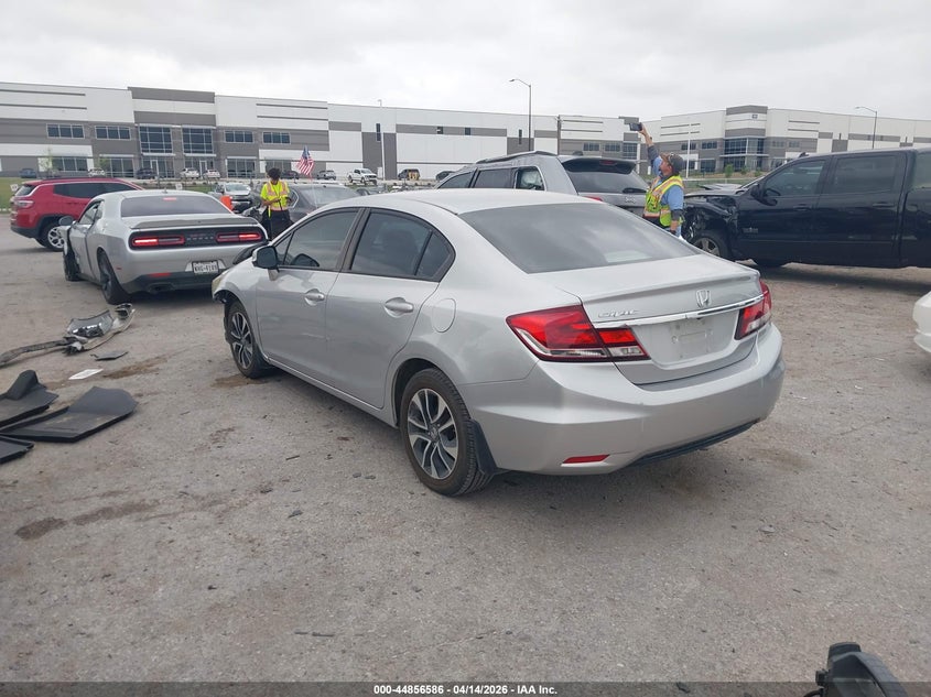19XFB2F90DE045894 2013 Honda Civic 1.8 Ex-L silver