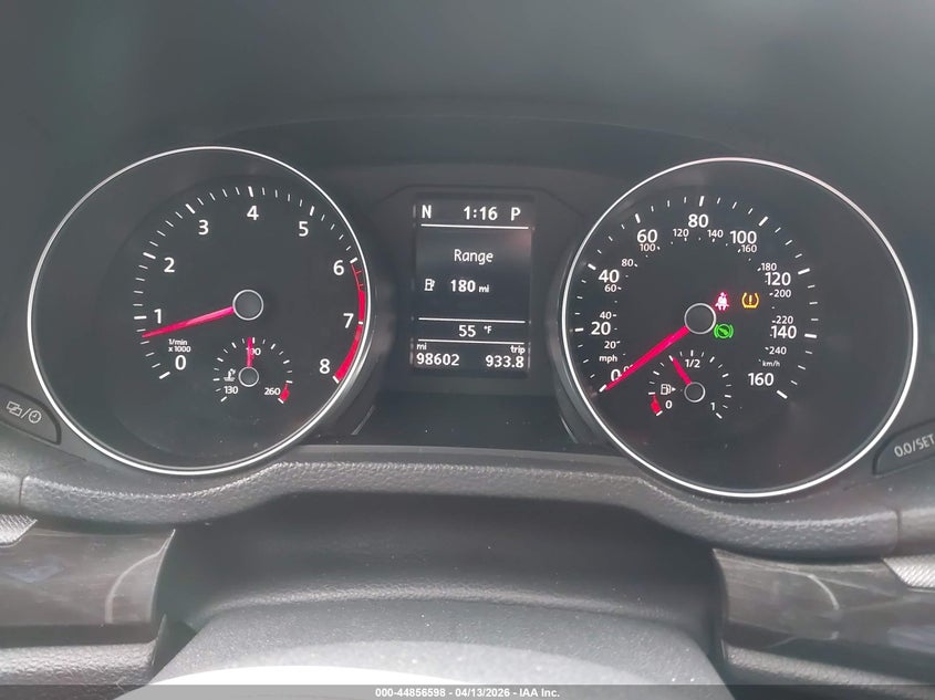 2018 Volkswagen Passat 2.0T Se VIN: 1VWBA7A36JC013047 Lot: 44856598