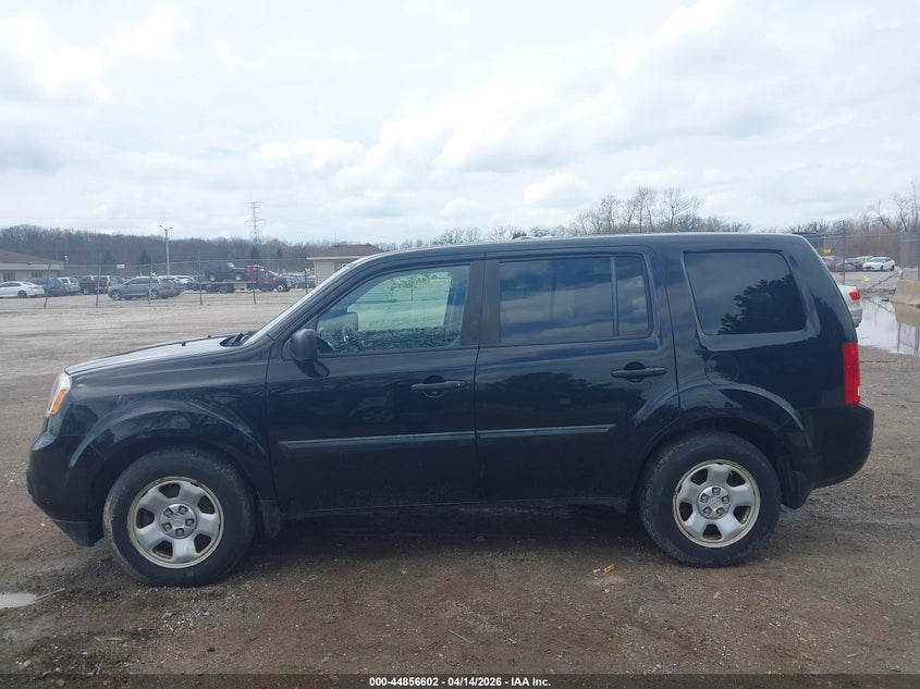 2014 Honda Pilot Lx VIN: 5FNYF4H20EB015511 Lot: 44856602