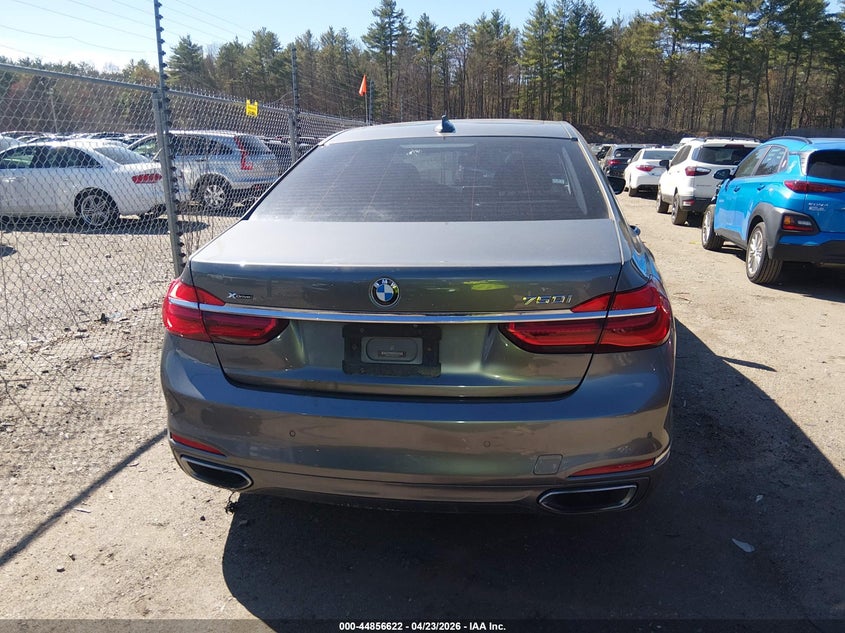 2016 BMW 750I xDrive VIN: WBA7F2C59GG416918 Lot: 44856622