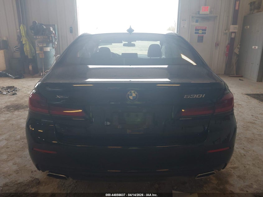 2021 BMW 530I xDrive VIN: WBA13BJ05MWX09710 Lot: 44856637
