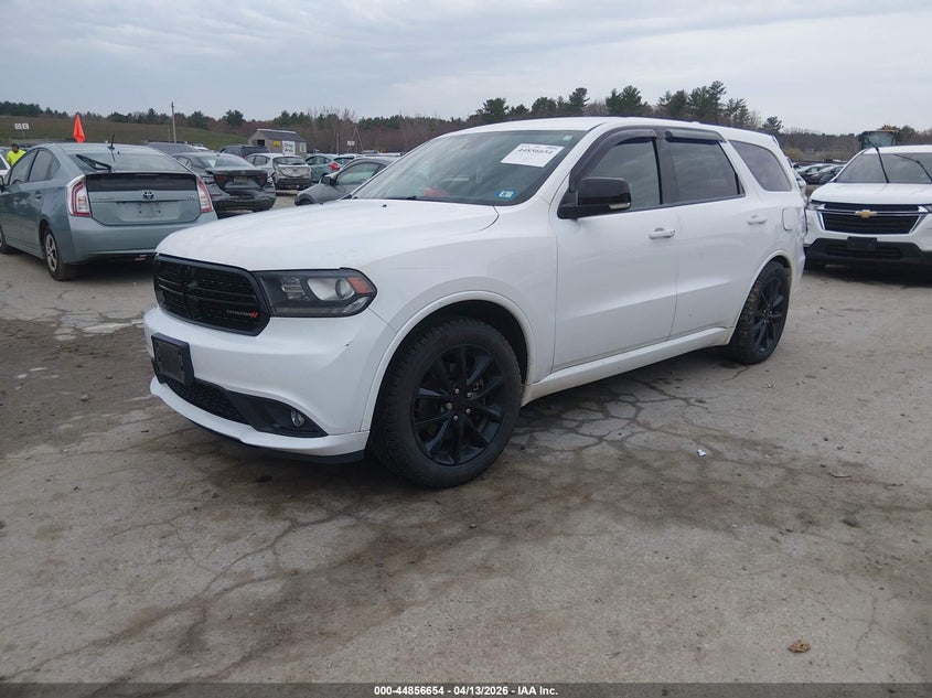 2017 Dodge Durango 5.7 R/T Awd white Lot 111044856654 Vin 1C4SDJCT9HC726085