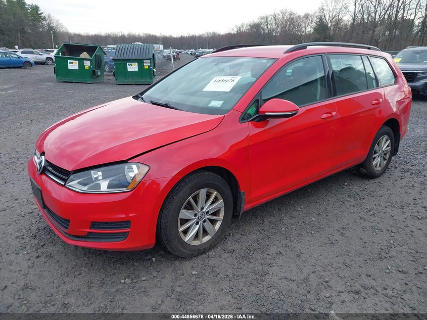 2016 Volkswagen Golf Sportwagen Tsi S 4-Door