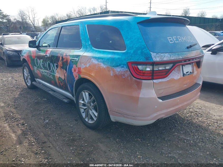 Vin: 1c4rdjdg1nc135258, lot: 45354020, dodge durango gt plus awd 20223