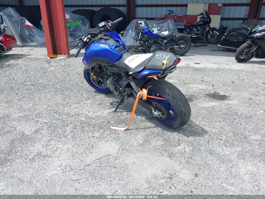 2024 Yamaha Mt Mt07 blue Lot 111044856736 Vin JYARM32E4RA009339