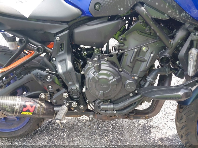 2024 Yamaha Mt Mt07 blue Lot 111044856736 Vin JYARM32E4RA009339