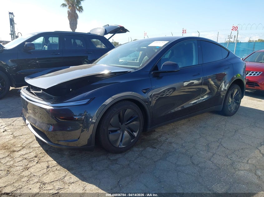 2026 Tesla Model y Premium Rear-Wheel Drive/Standard Rear-Wheel Drive grey Lot 111044856784 Vin 7SAYGDED6TF522285