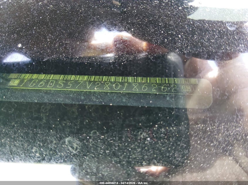 2008 Cadillac Cts Standard VIN: 1G6DS57V280186262 Lot: 44856814