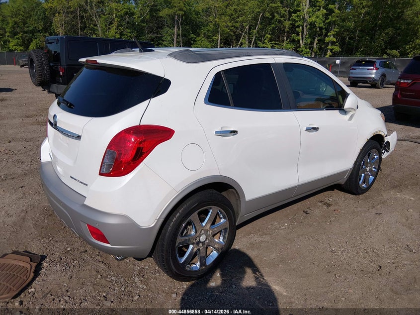 2013 Buick Encore 1.4 Premium white Lot 111044856858 Vin KL4CJDSBXDB186179