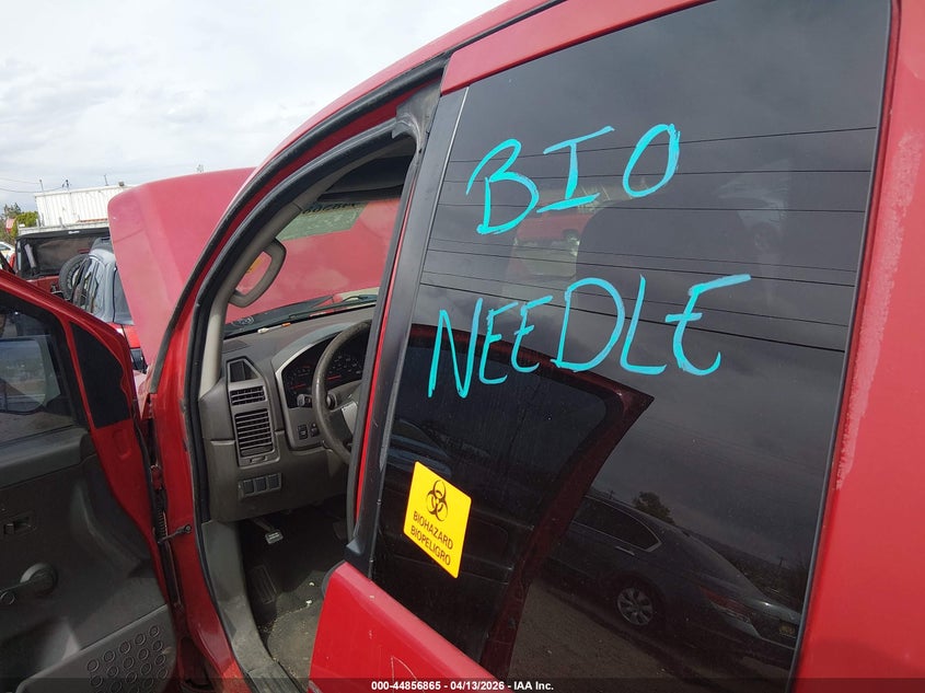 2007 Nissan Titan Xe VIN: 1N6BA06A07N238589 Lot: 44856865