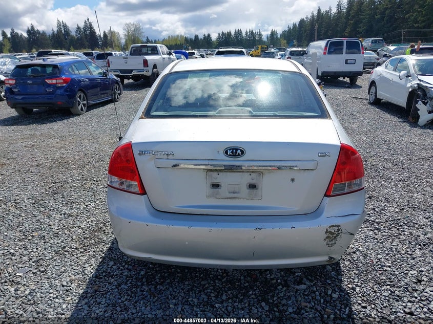 2009 Kia Spectra Ex VIN: KNAFE222595662224 Lot: 44857003