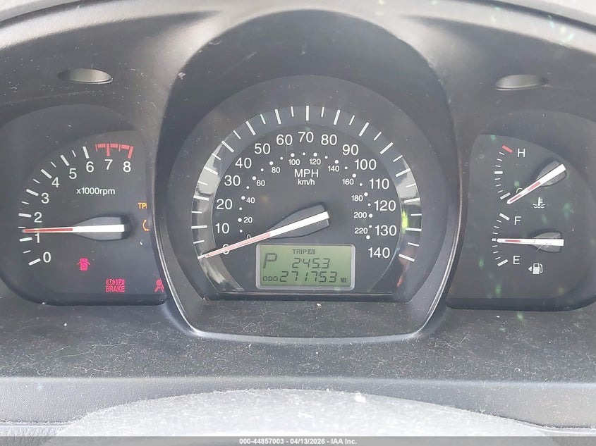 2009 Kia Spectra Ex VIN: KNAFE222595662224 Lot: 44857003