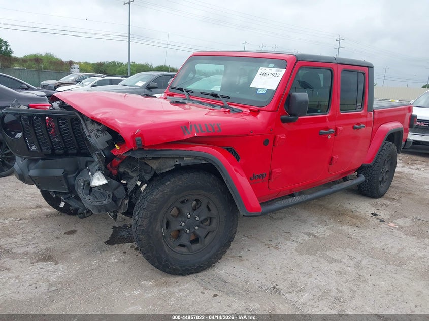 1C6HJTAG4ML533011 2021 JEEP GLADIATOR WILLYS 4X4 photo 1