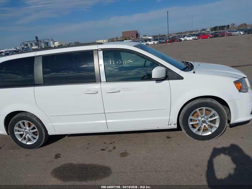 2016 Dodge Grand Caravan Sxt VIN: 2C4RDGCG7GR274499 Lot: 44857106