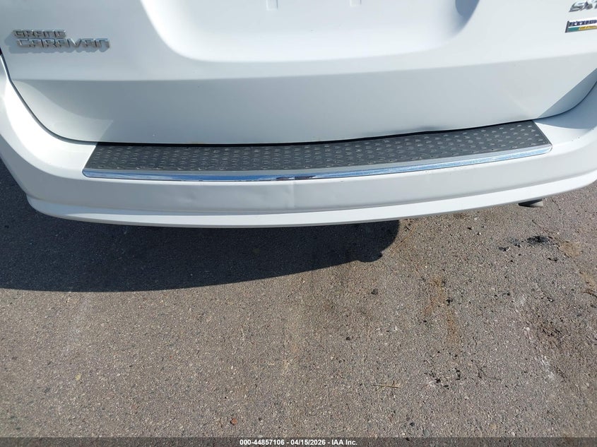 2016 Dodge Grand Caravan Sxt VIN: 2C4RDGCG7GR274499 Lot: 44857106