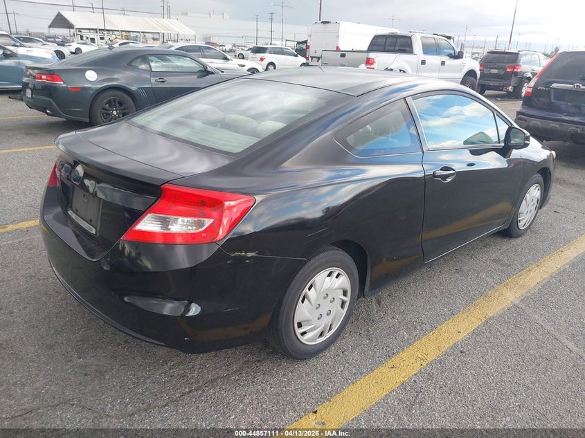 2012 Honda Civic 1.8 Lx black Lot 111044857111 Vin 2HGFG3B55CH562462