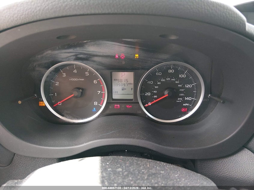 2017 Subaru Forester 2.5I VIN: JF2SJAACXHH559624 Lot: 44857138