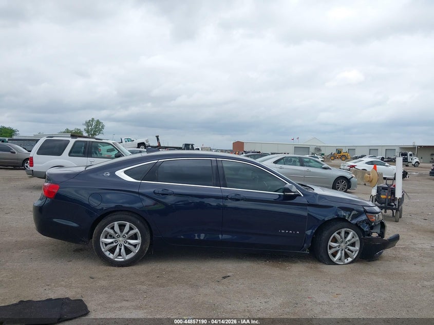 2017 Chevrolet Impala 2.5 1Lt blue Lot 111044857190 Vin 2G1105SA9H9107064