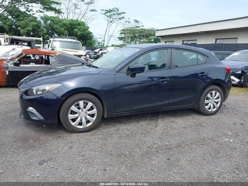 2016 Mazda 3 2.0 I Sport blue Lot 111044857283 Vin 3MZBM1J7XGM242474