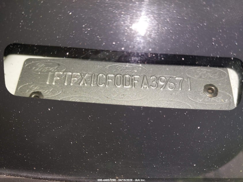 2013 Ford F-150 Stx VIN: 1FTFX1CF0DFA39671 Lot: 44857290