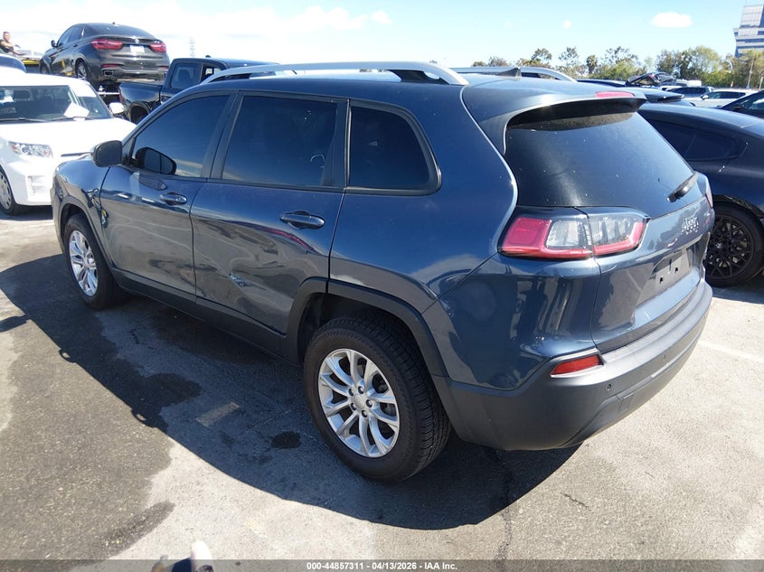 2020 Jeep Cherokee 2.4 Latitude Fwd blue Lot 111044857311 Vin 1C4PJLCB1LD528220