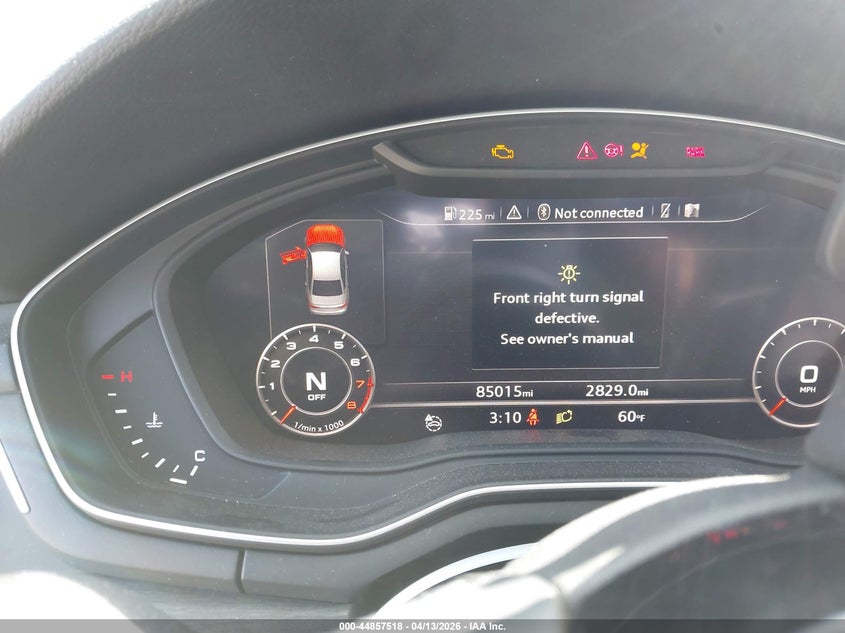 2017 Audi A4 2.0T Premium VIN: WAUENAF45HN017010 Lot: 44857518