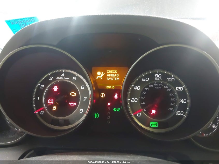 2011 Acura Mdx Technology Package VIN: 2HNYD2H46BH518195 Lot: 44857698