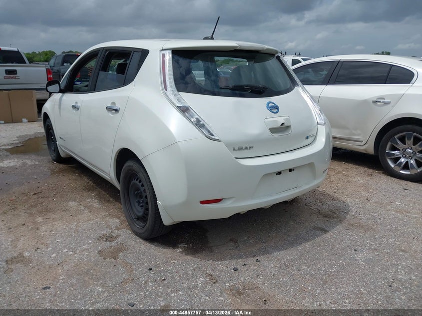 Vin: 1n4az0cp1gc302270, lot: 45355065, nissan leaf s 20163