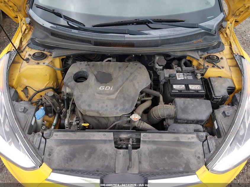 2013 Hyundai Veloster Base W/Black VIN: KMHTC6AD1DU111532 Lot: 44857974