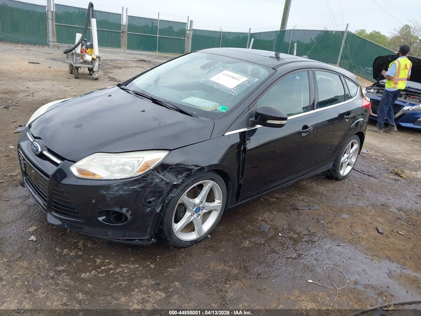 2012 Ford Focus 2.0 Titanium black Lot 111044858001 Vin 1FAHP3N23CL160599
