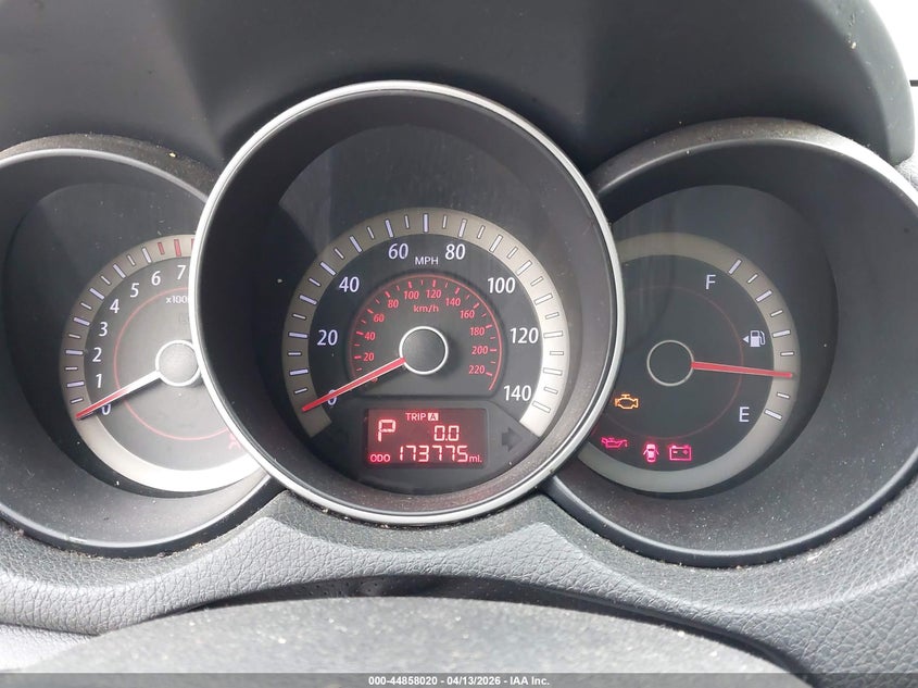 2010 Kia Forte Ex VIN: KNAFU4A28A5874295 Lot: 44858020