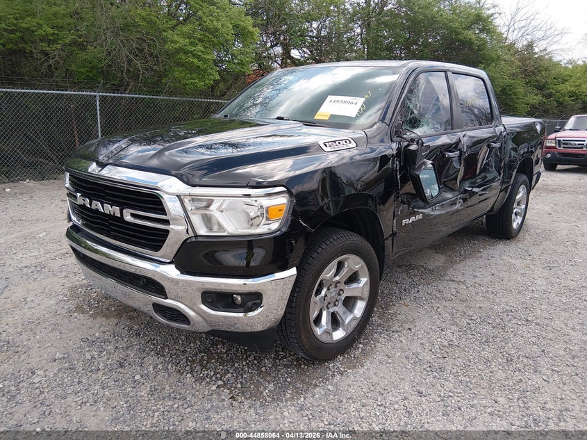2020 Ram 1500 5.7 Ram Big Horn 4X4 5'7 Box black Lot 111044858064 Vin 1C6SRFFT0LN415837