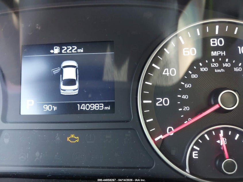 2019 Kia Optima S VIN: 5XXGT4L31KG370779 Lot: 44858267