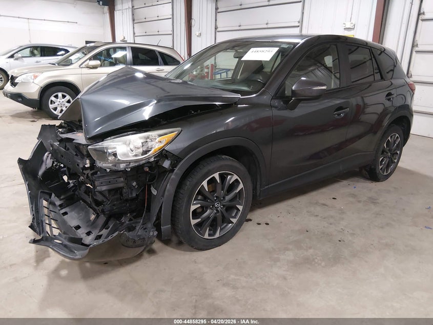 Vin: jm3ke4dy3g0722436, lot: 45355606, mazda cx-5 grand touring 20162