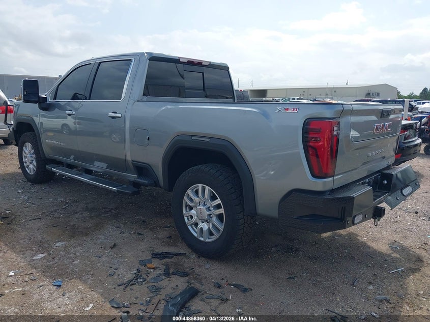 2024 Gmc SIERRA 2500Hd 4Wd Standard Bed Slt grey Lot 111044858360 Vin 1GT49NEY5RF432130