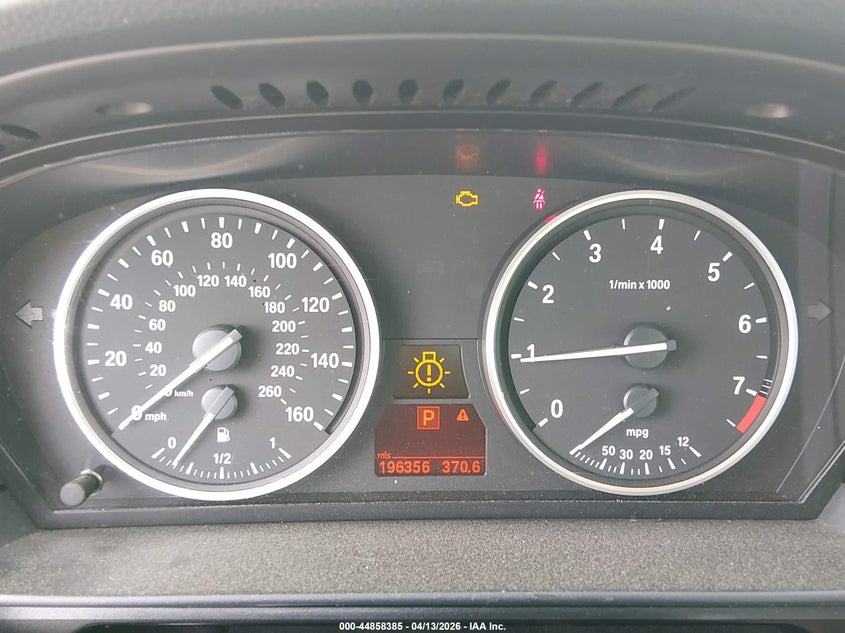 2008 BMW 535I VIN: WBANW13508CZ72562 Lot: 44858385