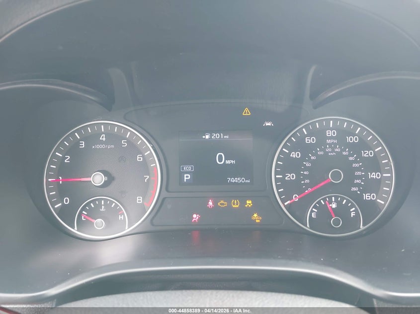 2020 Kia Optima S VIN: 5XXGT4L3XLG417034 Lot: 44858389