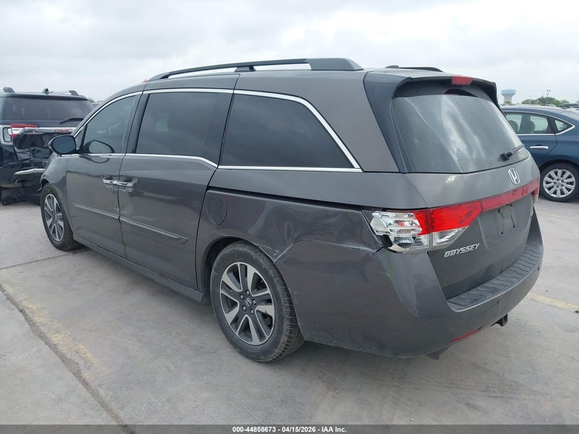 Vin: 5fnrl5h90gb131424, lot: 45355984, honda odyssey touring/touring elite 20163