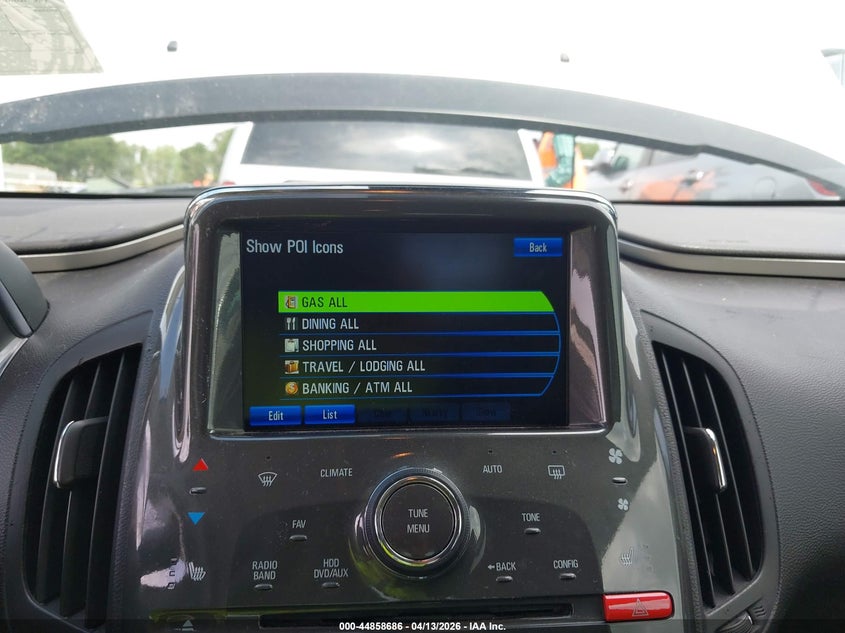 2011 Chevrolet Volt VIN: 1G1RD6E43BU102181 Lot: 44858686