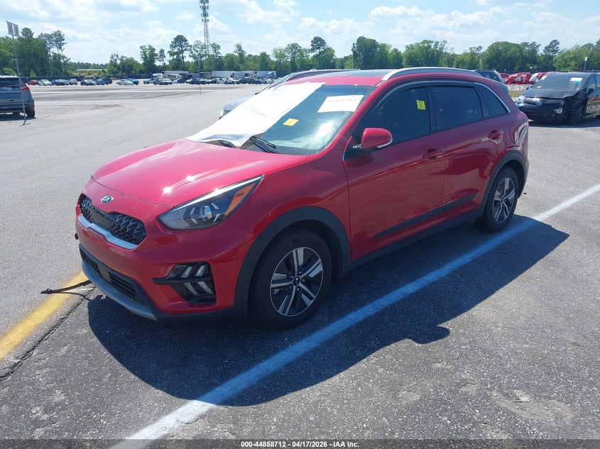 Vin: kndce3lc7l5445820, lot: 45356023, kia niro ex premium 20202