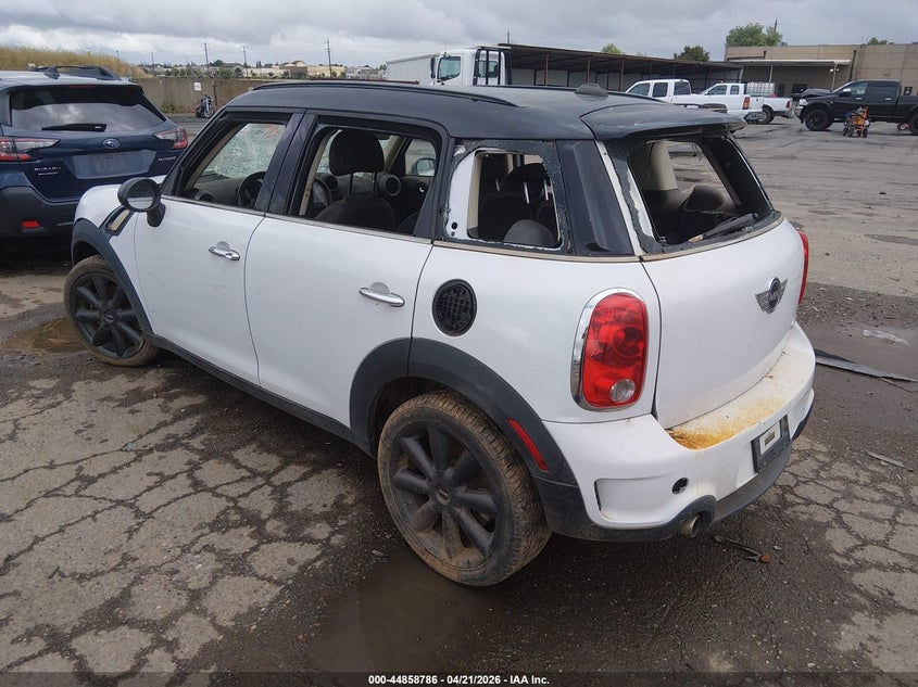 Vin: wmwzc3c55cwl83908, lot: 45356097, mini cooper s countryman 20123
