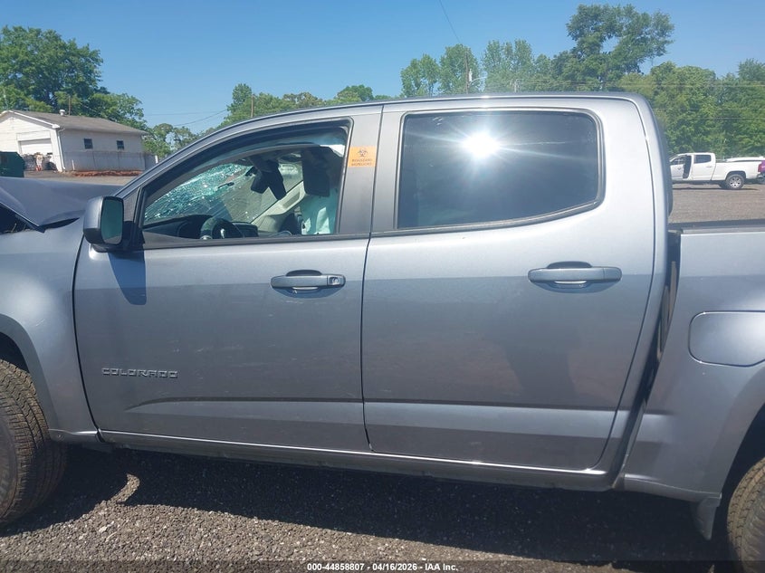 VIN 1GCGTCEN5M1132182 2021 CHEVROLET COLORADO 4WD  SHORT BOX LT