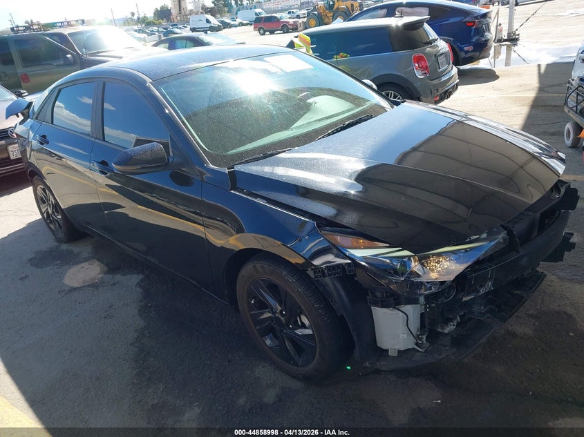 2023 HYUNDAI ELANTRA HYBRID BLUE