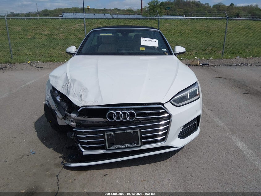 2018 Audi A5 2.0T Premium VIN: WAUYNGF57JN012521 Lot: 44859009
