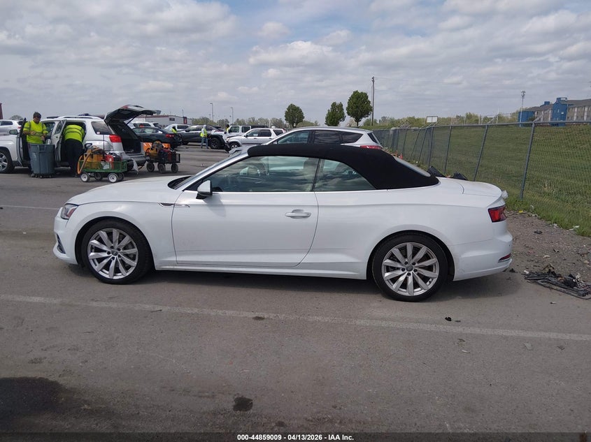 2018 Audi A5 2.0T Premium VIN: WAUYNGF57JN012521 Lot: 44859009