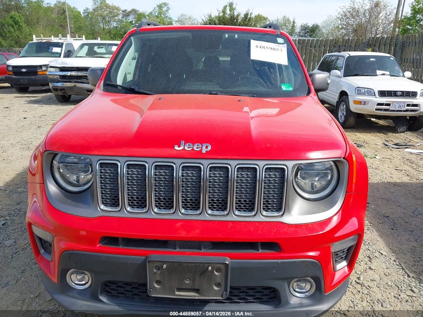 2019 Jeep Renegade Limited 4X4 VIN: ZACNJBD15KPK00254 Lot: 44859057