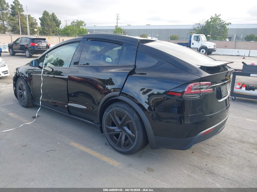2026 Tesla Model x Plaid black Lot 111044859145 Vin 7SAXCBE68TF480649