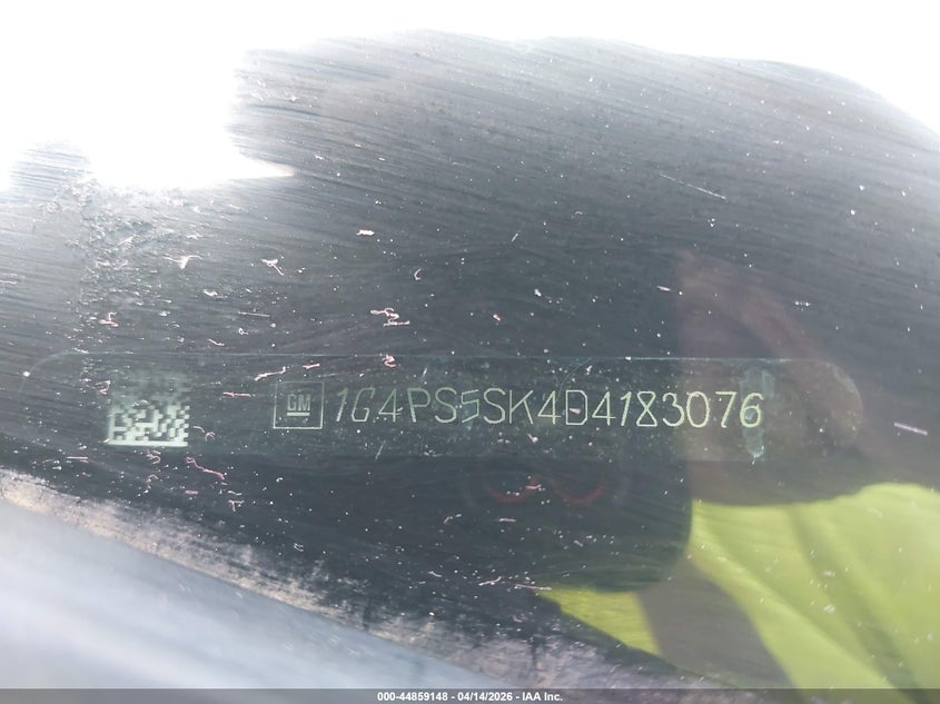 2013 Buick Verano Leather Group VIN: 1G4PS5SK4D4183076 Lot: 44859148