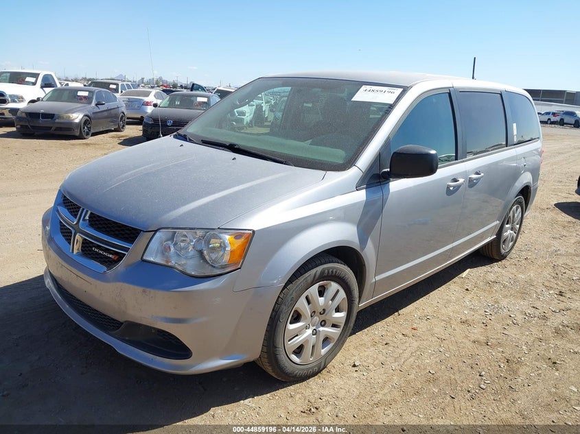 Vin: 2c4rdgbg7jr165999, lot: 45356507, dodge grand caravan se 20182